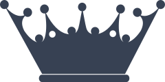 Poised Crown Sticker