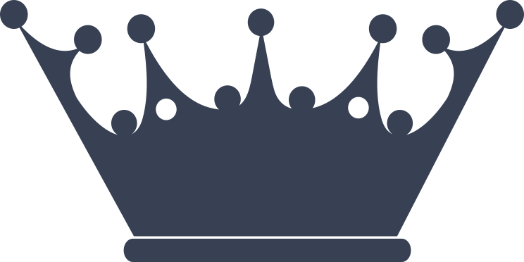 Poised Crown Sticker