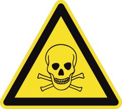 Poison Sign Sticker