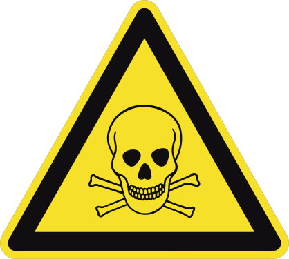 Poison Sign Sticker