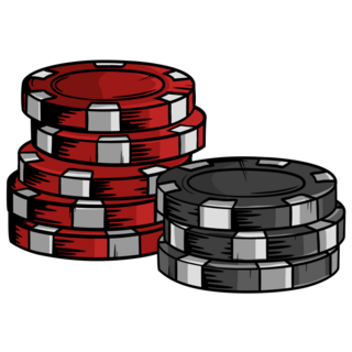 Poker Chips Monaco Sticker