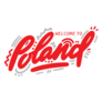 Poland Beautiful Typography Sticker
