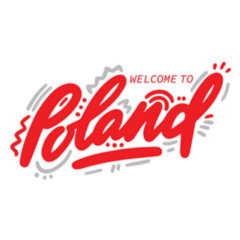 Poland Beautiful Typography Sticker