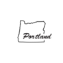 Poland Oregon Logo Lettering Sticker