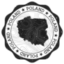 Poland Outdoor Stamp Round Sticker