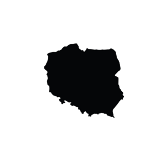 Poland Outline Map Sticker