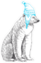 Polar Bear In Winter Hat Sticker