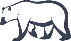 Polar Bear Outline Sticker