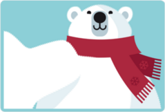 Polar Bear Selfie Sticker