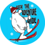 Polar Bear Skiing Seek The Adventure Ride Sticker