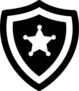 Police Badge Icon Sticker