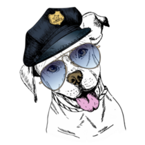 Police Pit Bull Sticker