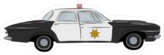 Police Retro Car Sticker