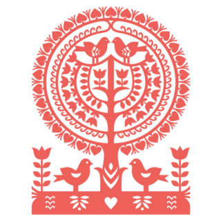 Polish Folk Art Pattern Sticker