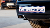 A Political Bumper Sticker Example On A Car