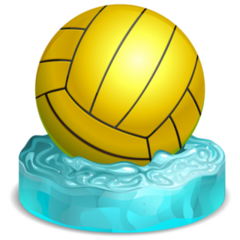 Polo Ball On Water Sticker