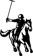 Polo Player Riding Horse Sticker