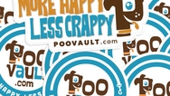 Poo Vault Die Cut Stickers