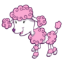 Poodle On A Mission Sticker