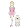 Poodle Owner Sticker
