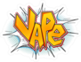 Pop Art Comic Vape Word Sticker