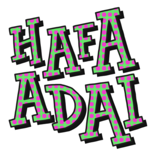Pop Art Or Graffiti Hafa Adai Means Hello Sticker