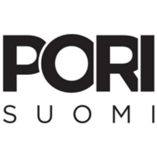 Pori Finland Lettering Emblem Sticker