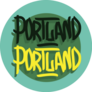 Portland Oregon Usa Hand Drawn Lettering Sticker