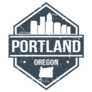Portland Oregon Usa Travel Icon Sticker