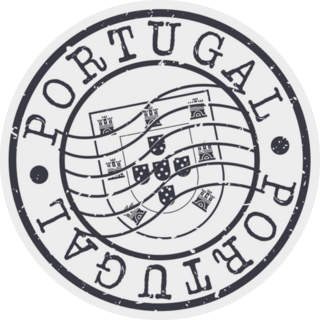 Portugal Postal Stamp Sticker