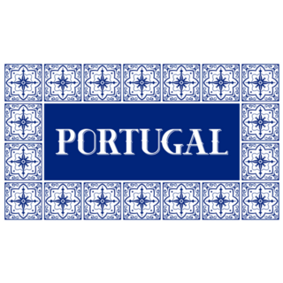 Portugal Travel Tile Illustration Sticker
