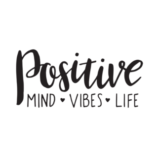 Positive Mind Vibes Life Sticker