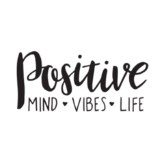 Positive Mind Vibes Life Sticker