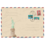Postal Envelope Statue Of Liberty NYC Sticker
