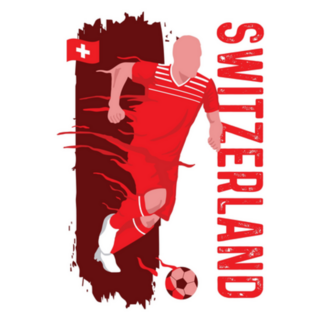 Poster For Switzerland Football Team Sticker