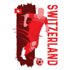 Poster For Switzerland Football Team Sticker