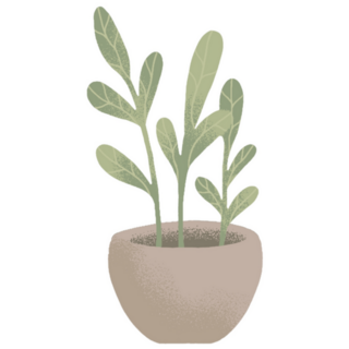Potted House Plant Sticker