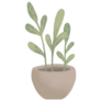 Potted House Plant Sticker