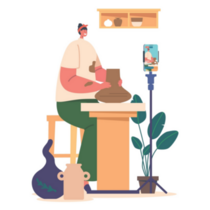 Potter Female Sticker