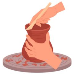 Potter Modeling Sticker