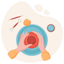 Pottery Concept Sticker