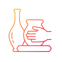 Pottery Gradient Sticker