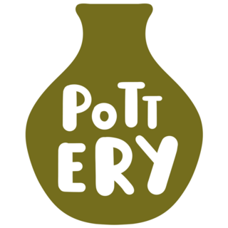 Pottery Lettering Sticker