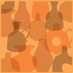 Pottery Pattern Sticker