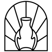 Pottery Sun Beam Sticker