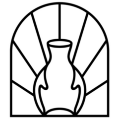 Pottery Sun Beam Sticker