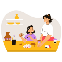 Pottery Together Sticker