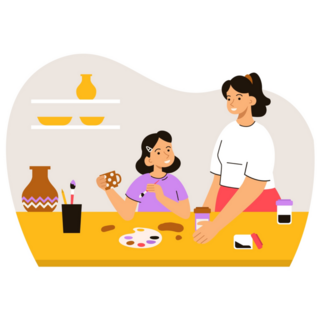 Pottery Together Sticker