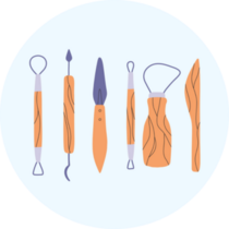 Pottery Tools Sticker