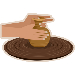 Pottery Wheel Sticker